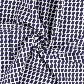 Bengaline, Rotationsdruck blau-weiss